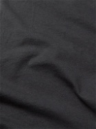 AFFIX - Standardised Logo-Print Organic Cotton-Jersey T-Shirt - Black