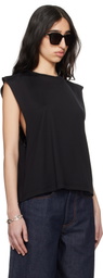 Meta Campania Collective Black Nat Tank Jersey Cotton Surfer T-shirt