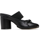 MM6 Maison Margiela Black Anatomic Numeric Heels