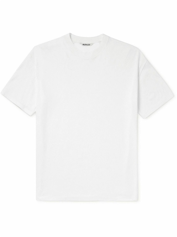 Photo: Auralee - Cotton-Jersey T-Shirt - White