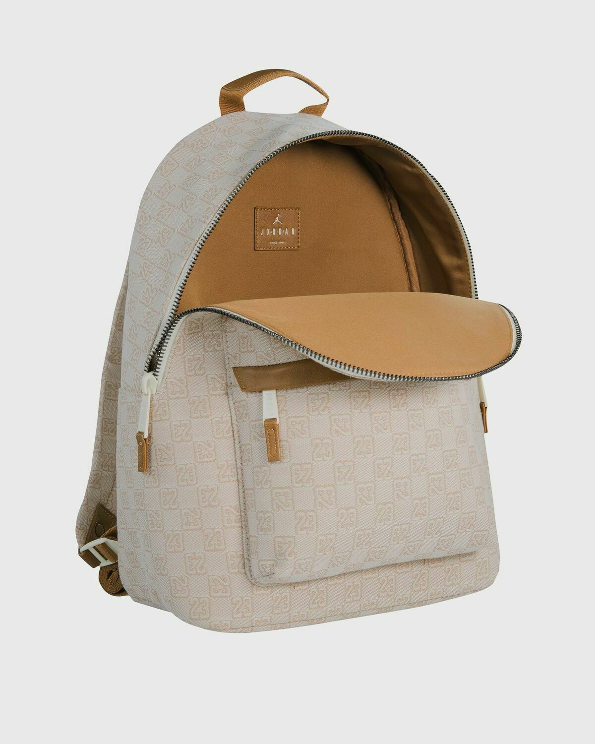 Jordan Monogram Backpack Beige Backpacks JordanLuca