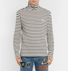 Loewe - Striped Cotton Rollneck Sweater - Men - Cream