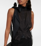 Victoria Beckham - Bow crêpe top