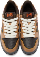 BAPE Brown & Tan SK8 STA Low Sneakers