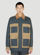 Gucci - Patchwork GG Jacket in Navy