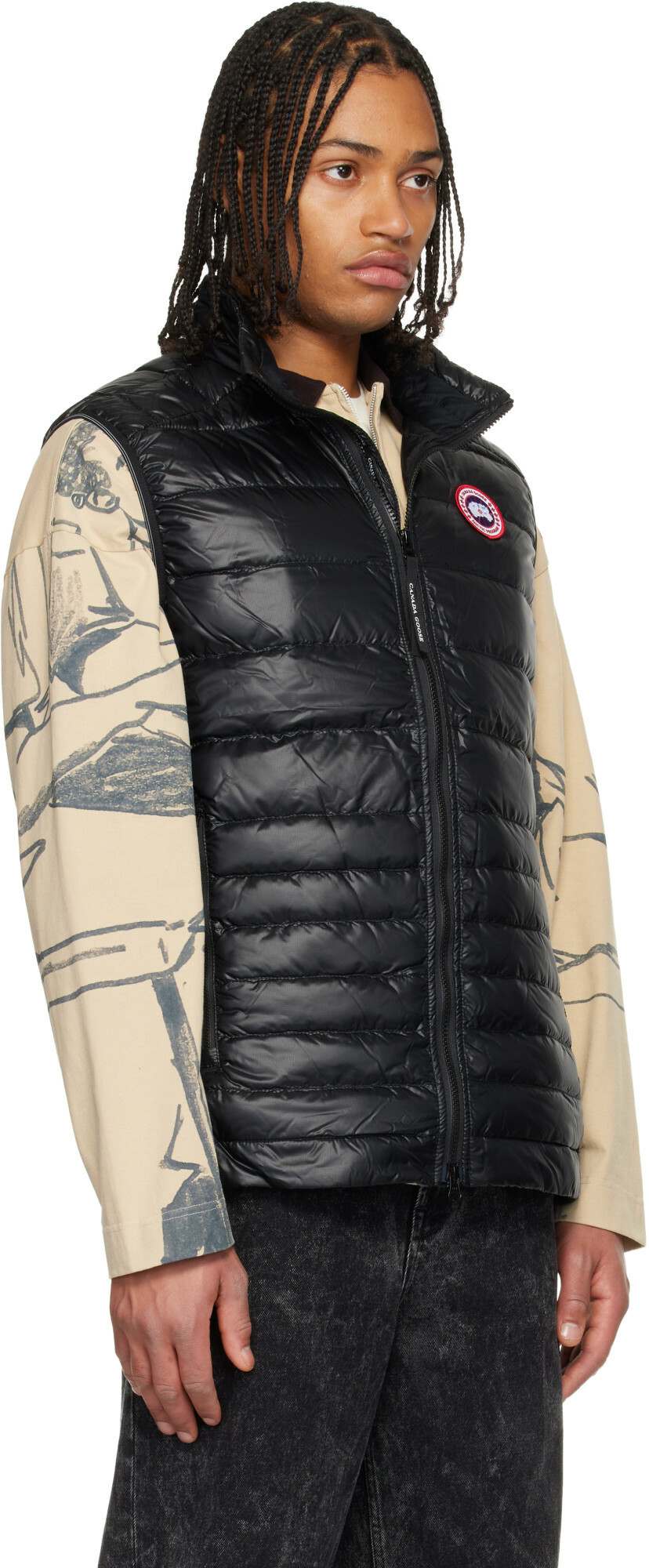 Canada Goose Black HyBridge Lite Down vest