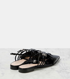 Gucci Seraphine patent leather ballet flats