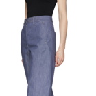 Lemaire Blue Twisted Jeans