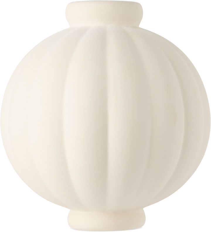 Photo: Louise Roe White Balloon 01 Ceramic Vase