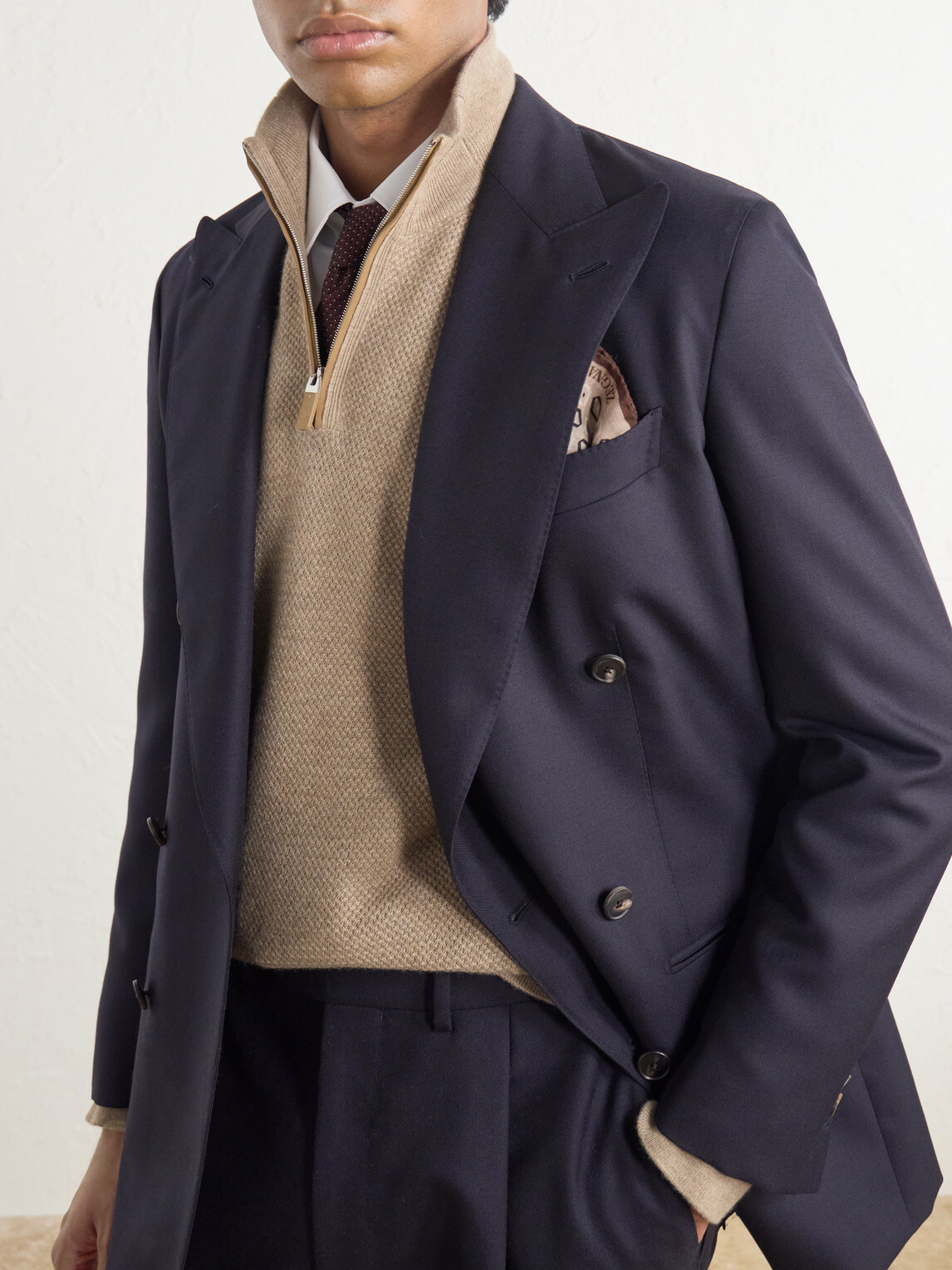 Zegna - Oasi Cashmere Half-Zip Sweater - Neutrals
