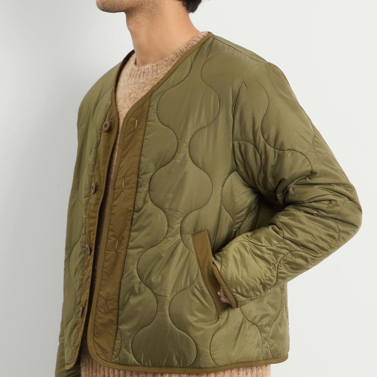 Corridor Men's Quilted Liner Jacket in Green