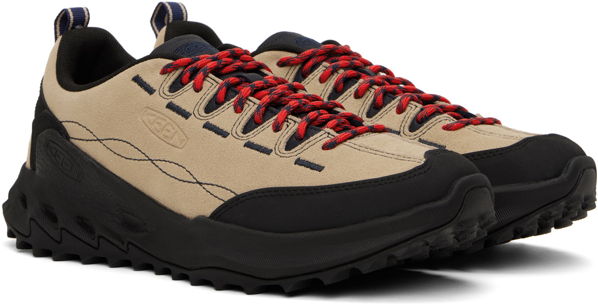 Scarpe Slip-on Uomo KEEN Jasper, Pelle Scamosciata E Rete, Colletto Imbottito, Suola Piatta In Gomma, Comode E Facili Da Indossare - 2
