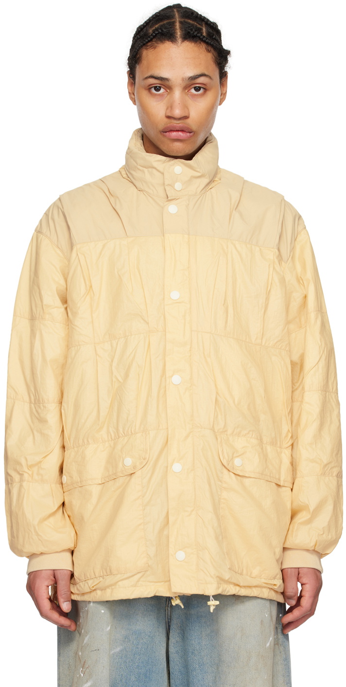 Our Legacy Yellow Exhaust Puffa Jacket Our Legacy