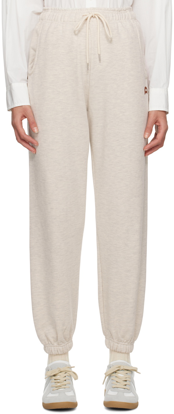 Dunst Gray Logo Patch Sweatpants