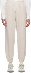 Dunst Gray Logo Patch Sweatpants