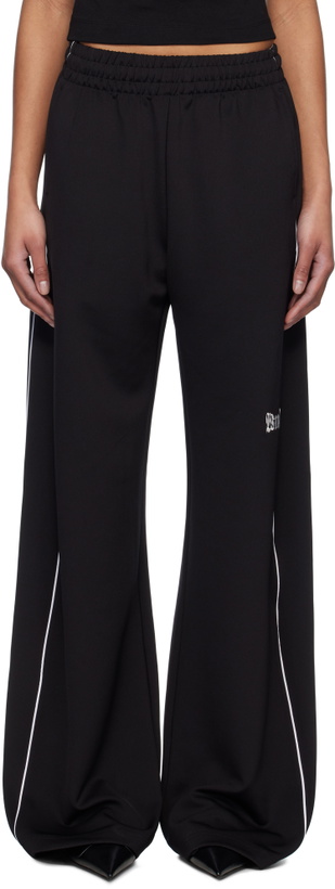 Photo: We11done Black Logo Track Pants