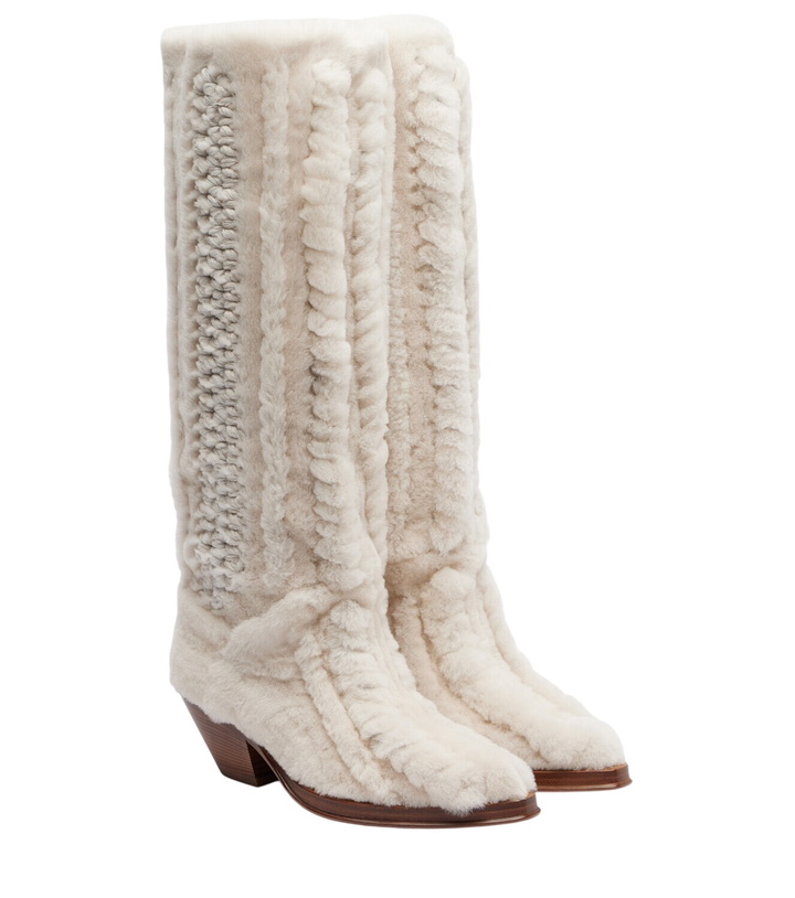 Photo: Gabriela Hearst Joseph shearling knee-high boots