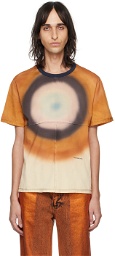 Eckhaus Latta Orange & Brown Lapped T-Shirt