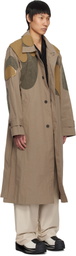 Craig Green Beige Utility Patch Trench Coat
