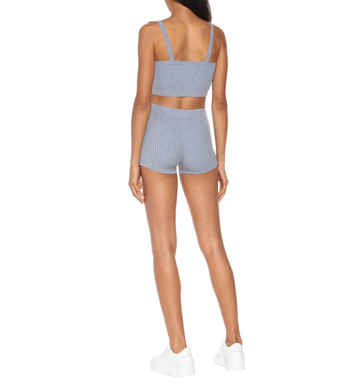 Live The Process - Ribbed-knit crop top Live the Process