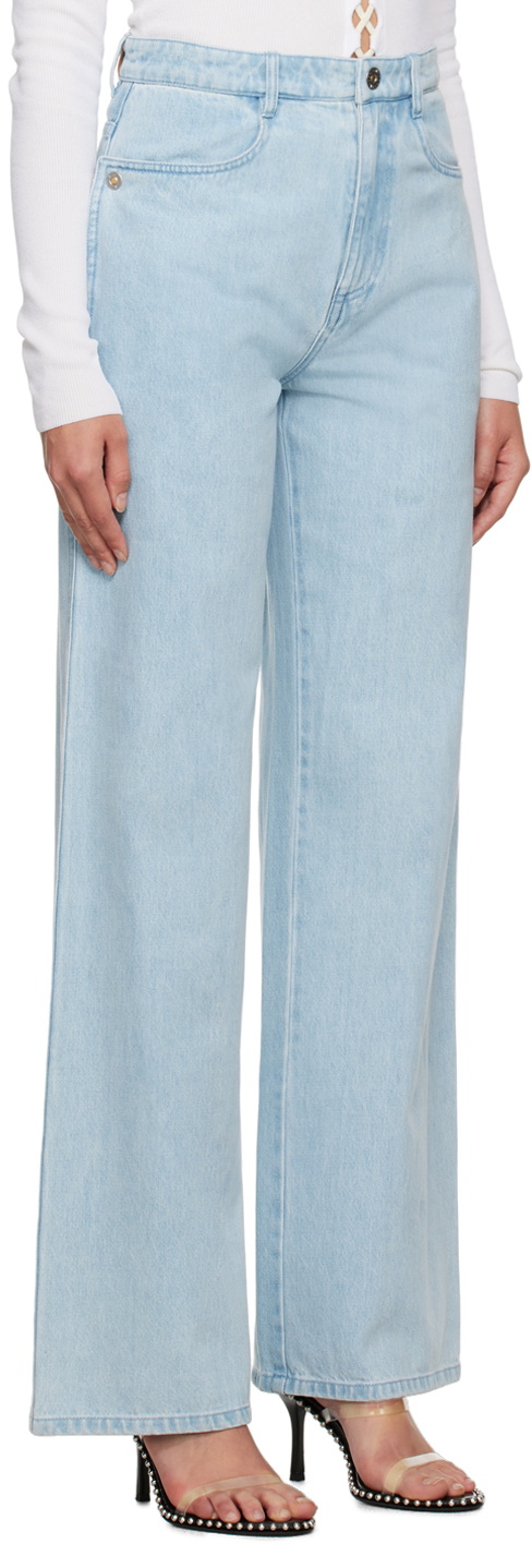 Dion Lee Blue Classic Jeans