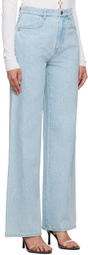 Dion Lee Blue Classic Jeans