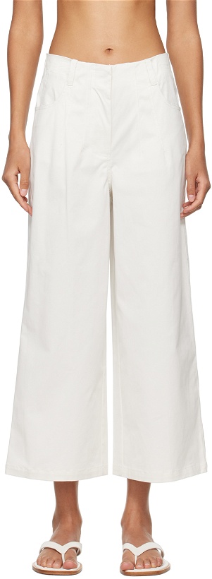 Photo: Staud Off-White Luca Trousers