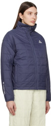 Nike Blue Quilted Jacket