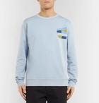 NN07 - Printed Loopback Cotton-Jersey Sweatshirt - Men - Blue