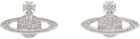 Vivienne Westwood Silver Mini Bas Relief Earrings