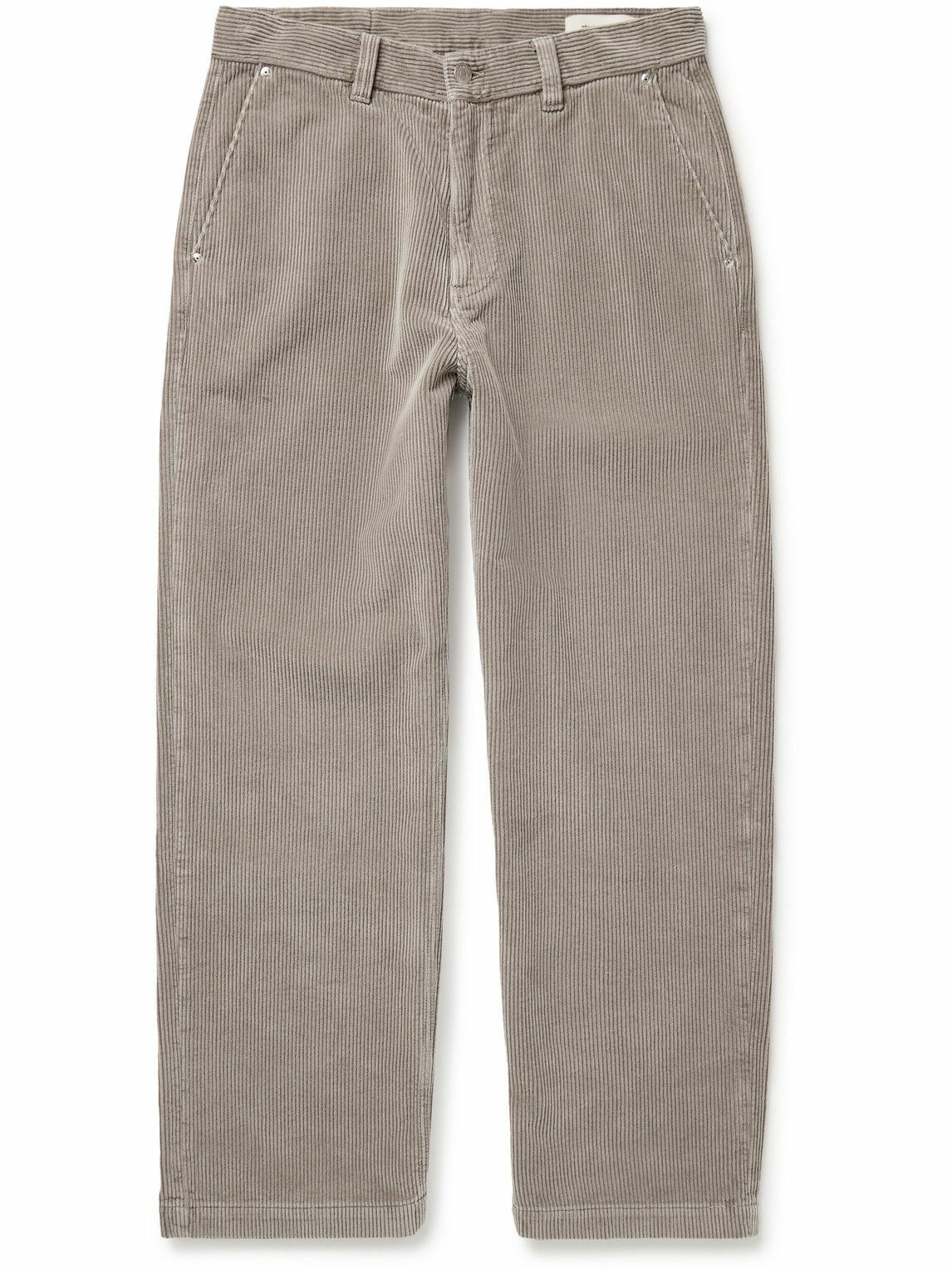 mfpen - Easy Straight-Leg Checked Cotton, TENCEL™ Lyocell