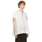 Jan-Jan Van Essche White Soft Cotton Short Sleeve Shirt
