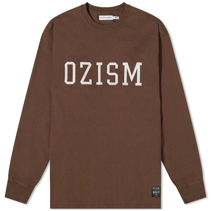 Photo: Undercover Men's x Nonnative Osizm Long Sleeve T-Shirt in Brown