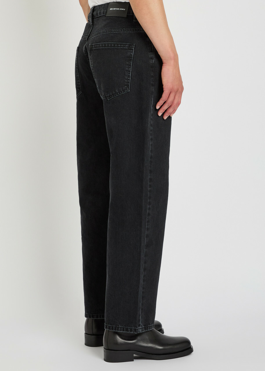 Mki Miyuki Zoku Classic Straight-leg Jeans Black