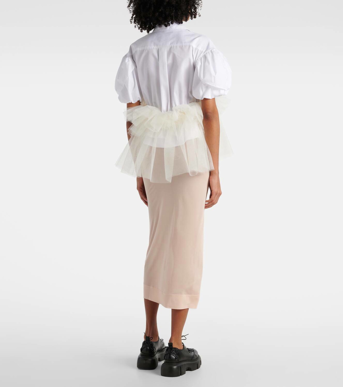 Simone Rocha Sheer pencil skirt Simone Rocha