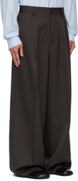 stein Brown Extra Wide Trousers