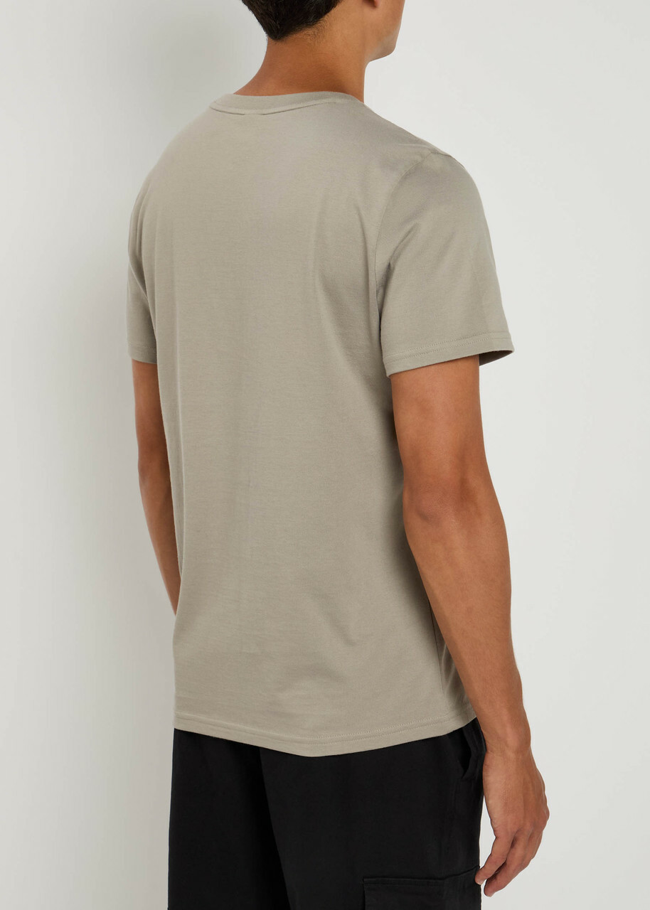 Tシャツ・カットソー Moose Knuckles T-Shirt Dalon Moose Knuckles Dalon Logo-appliquéd Cotton T-shirt Taupe