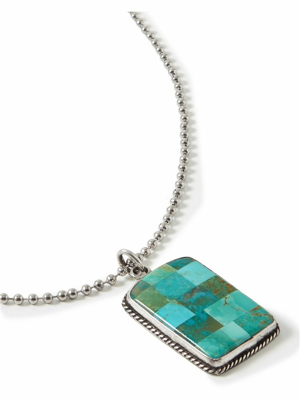 Photo: Peyote Bird - Tessale Silver Turquoise Pendant Necklace