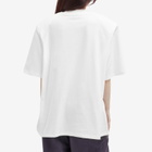 The Attico Women's Kilie Oversized Logo T-Shirt in White