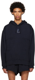 Luar Navy Paneled Hoodie