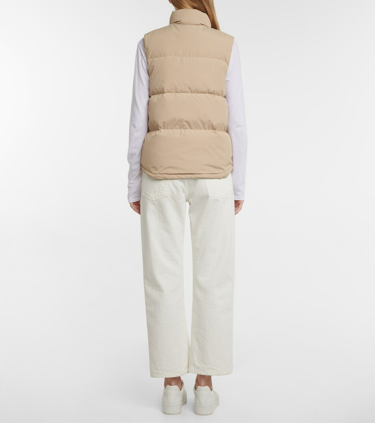 Tory Sport Colorblocked down vest