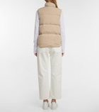 Tory Sport Colorblocked down vest
