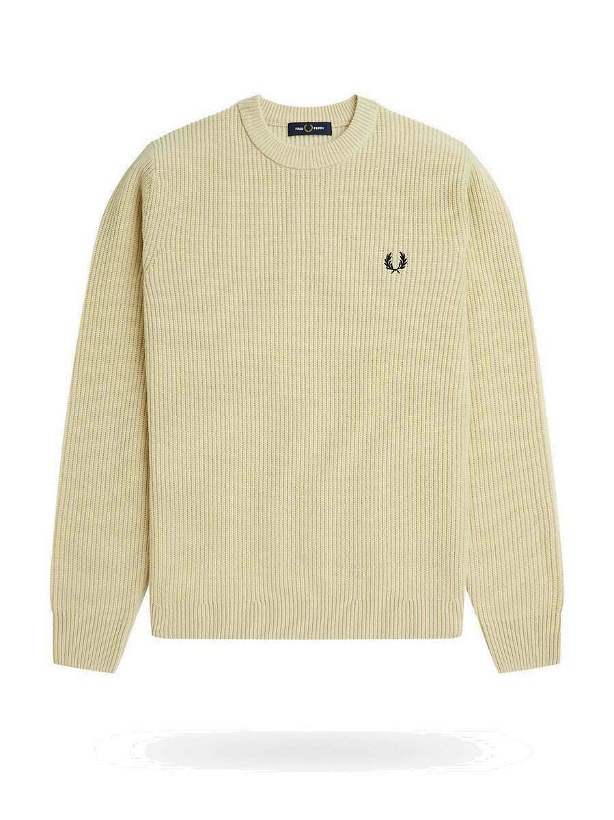 Photo: Fred Perry   Sweater Beige   Mens