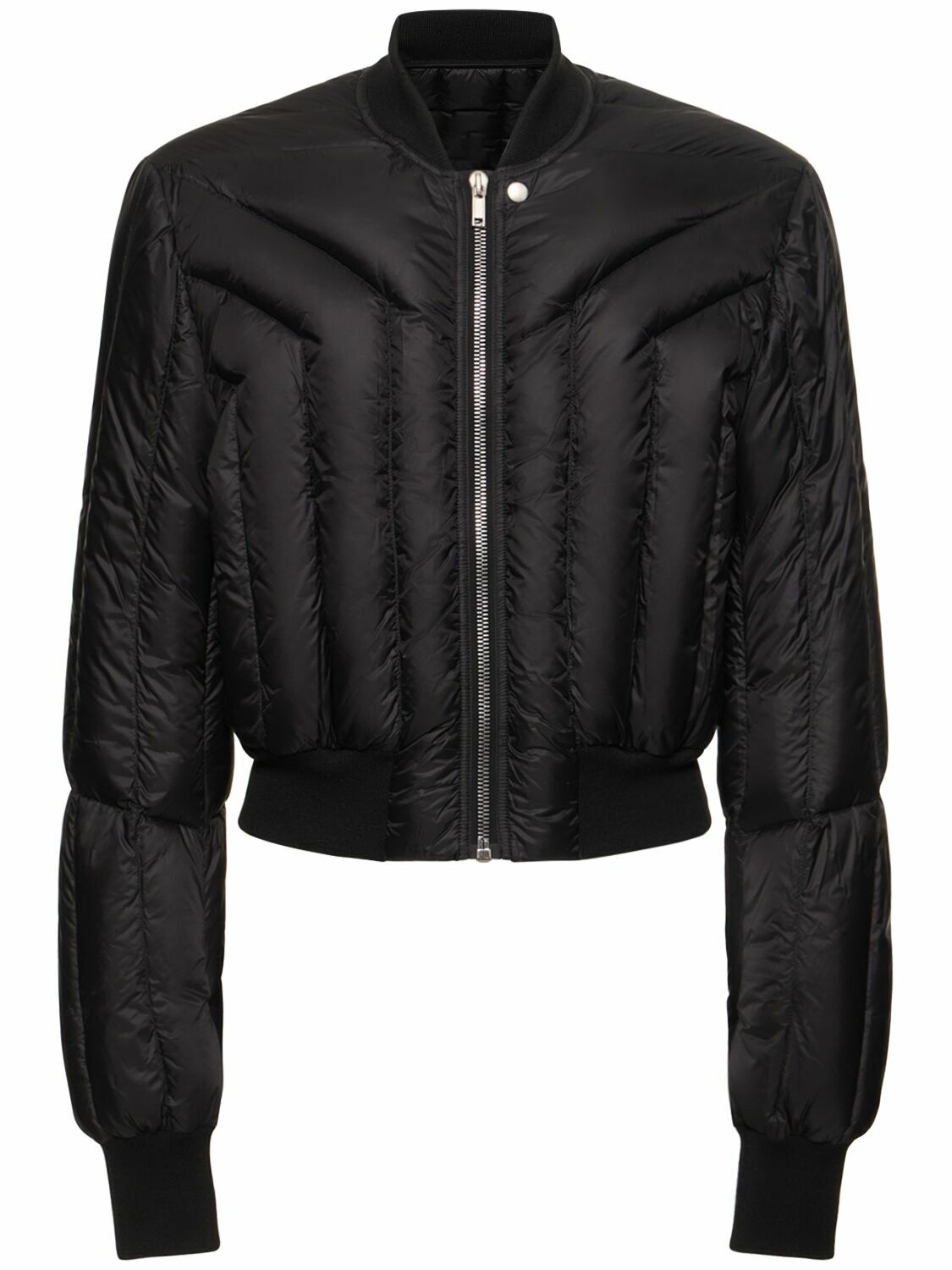 Photo: RICK OWENS - Liner Cropped Down Bomber Jacket