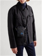 Montblanc - Blue Spirit Leather-Trimmed ECONYL Messenger Bag