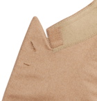 UMIT BENAN B - Double-Breasted Camel Suit Jacket - Neutrals