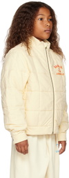 The Animals Observatory Kids Off-White Tiger Jacket