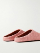 Marni - Fussbett Calf Hair Slippers - Pink