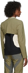 Phlemuns SSENSE Exclusive Khaki Cropped Jacket