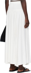 Loulou de Saison Off-White Romy Maxi Skirt